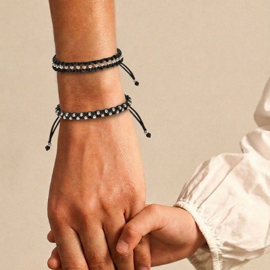 THANK YOU 925 silver beads bracelet in Black Beauty color