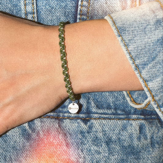 ADORE YOU 925 silver beads bracelet in Tortuga Bay color