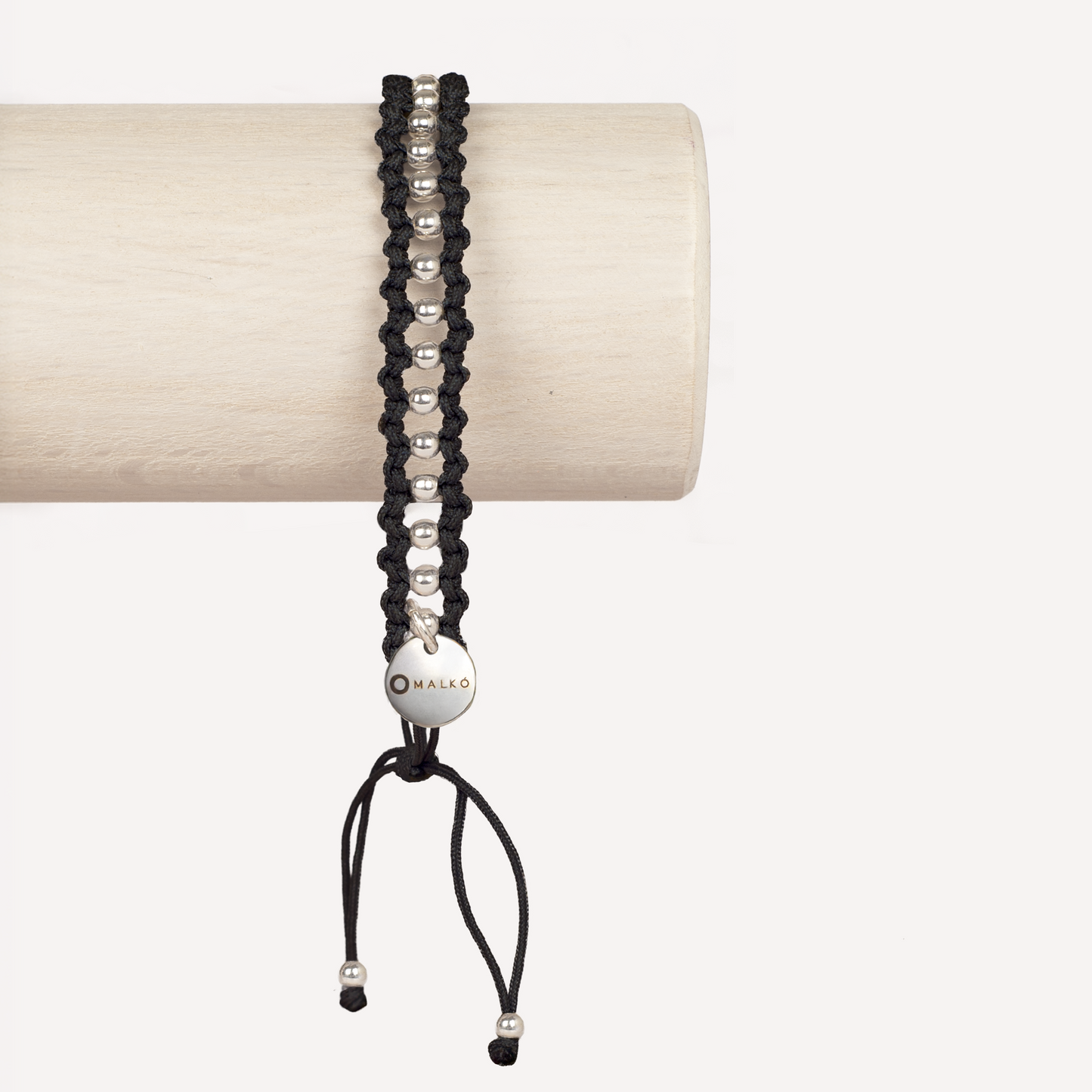 THANK YOU 925 silver beads bracelet in Black Beauty color