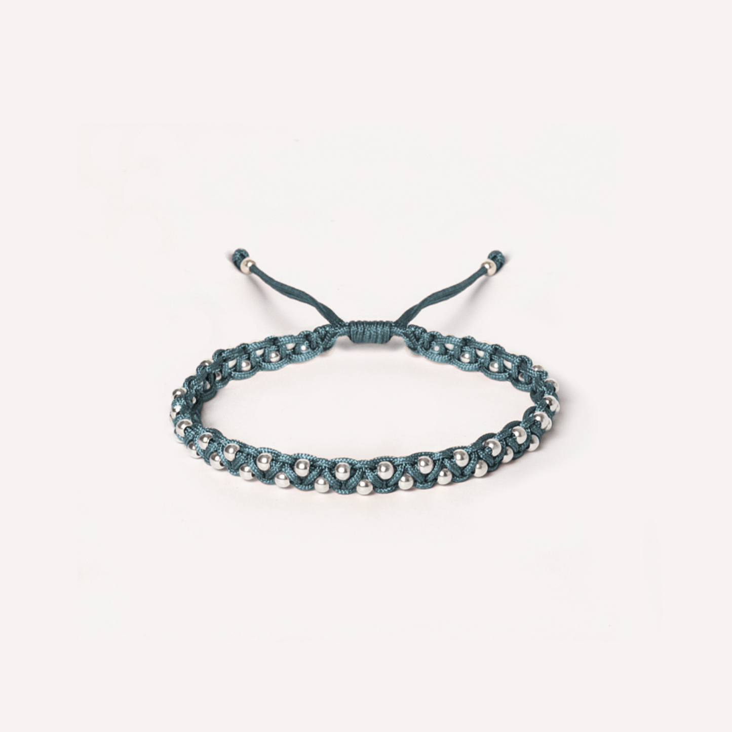 ADORE YOU 925 silver beads bracelet in Angel Blue colos