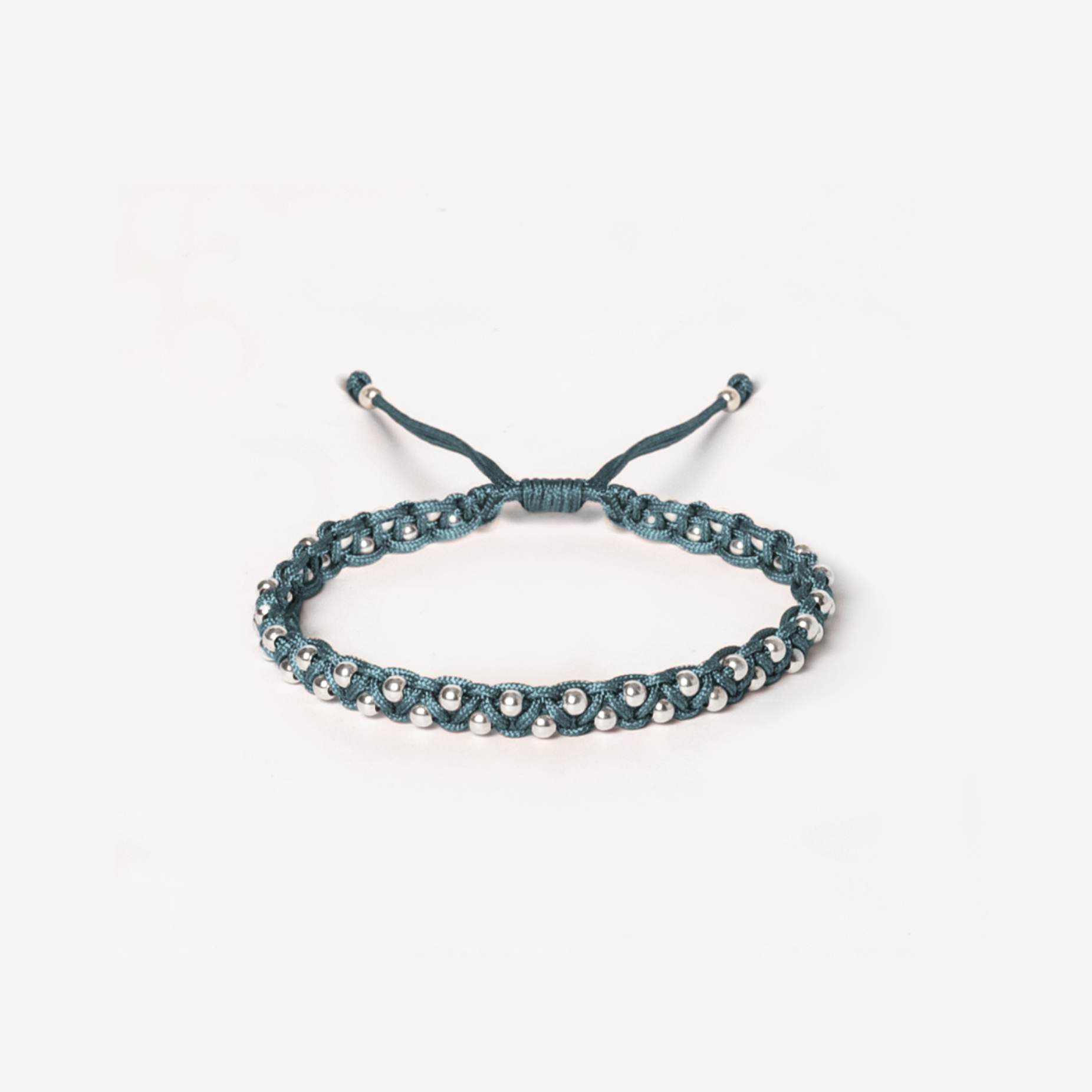 ADORE YOU 925 silver beads bracelet in Angel Blue colos