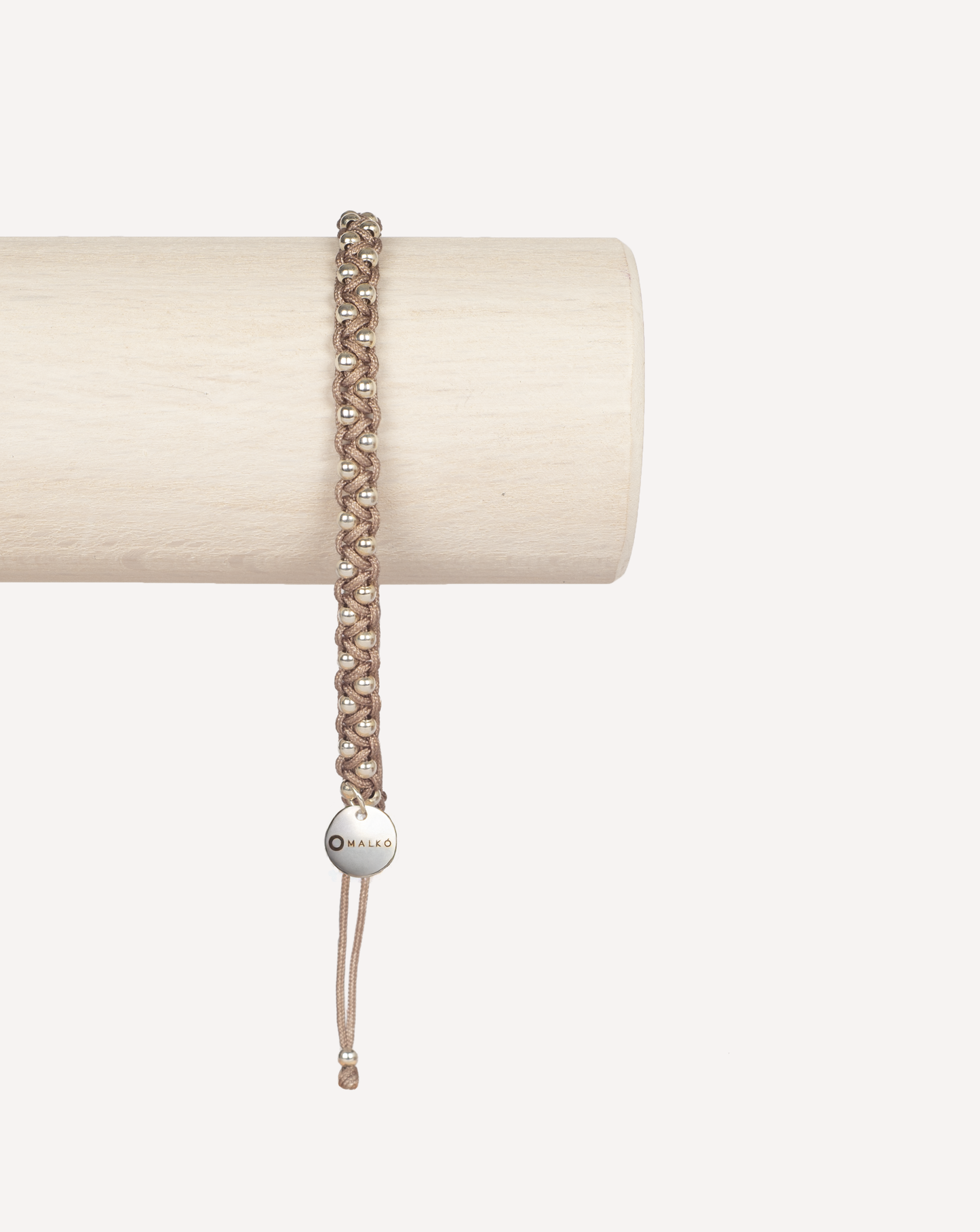 ADORE YOU 925 silver beads bracelet in Rose Bisque color