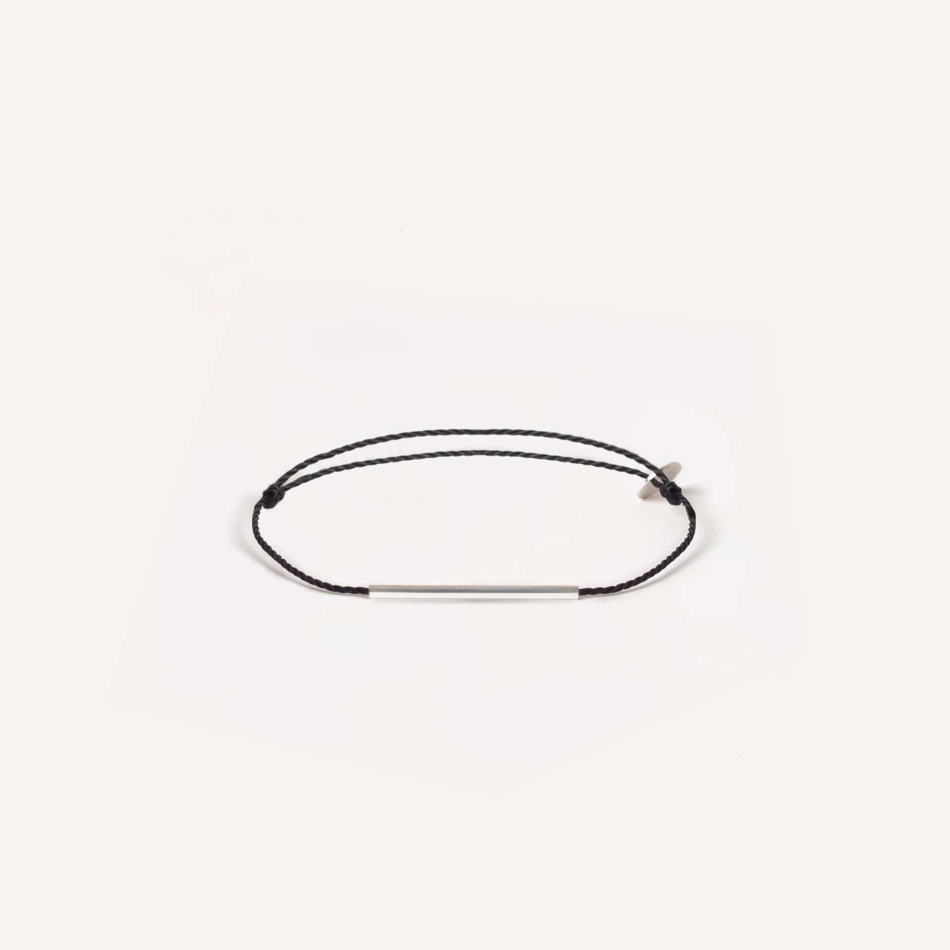 STAY STRONG 925 silver tube adjustable bracelet