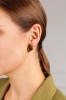 TRIANGLE OLIVE GREEN earrings