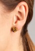 POINT OLIVE GREEN earrings