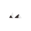 TRIANGLE earrings transparent